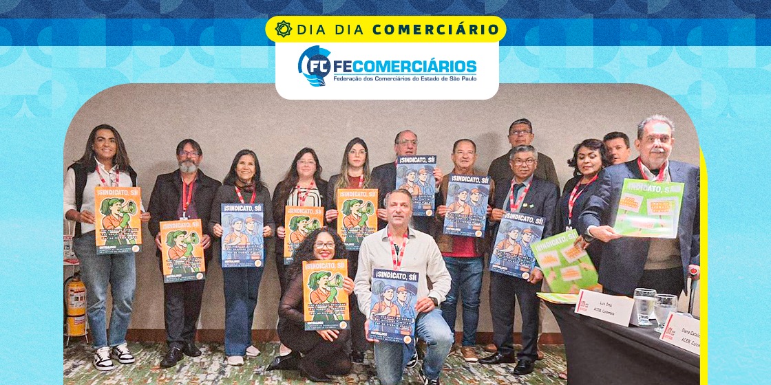 Dirigentes sindicais comerciários paulistas participam de reunião da UNI Américas na Colômbia