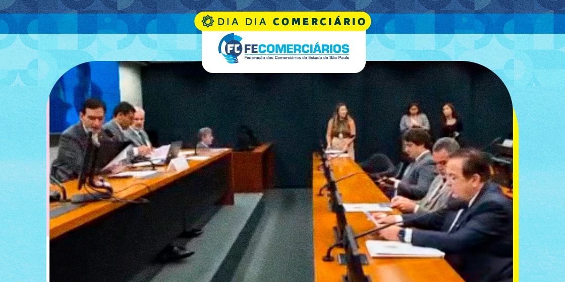 6x1 | Comissão aprova Requerimento do Deputado Motta para a realização de Audiência Pública com a presença de comerciários