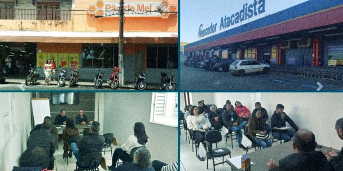 Sincomerciários de Itapetininga se reúne com funcionários do Supermercado Pão de Mel e Vencedor Atacadista