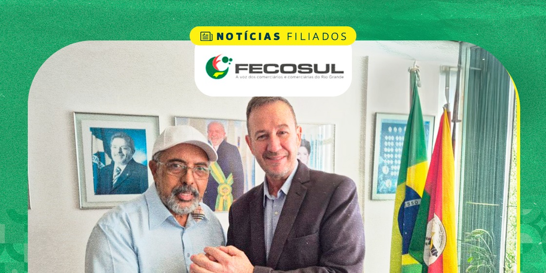 Presidente da Fecosul reúne-se com Paulo Paim para discutir avanço da PEC da jornada de 40 horas e fim da escala 6×1