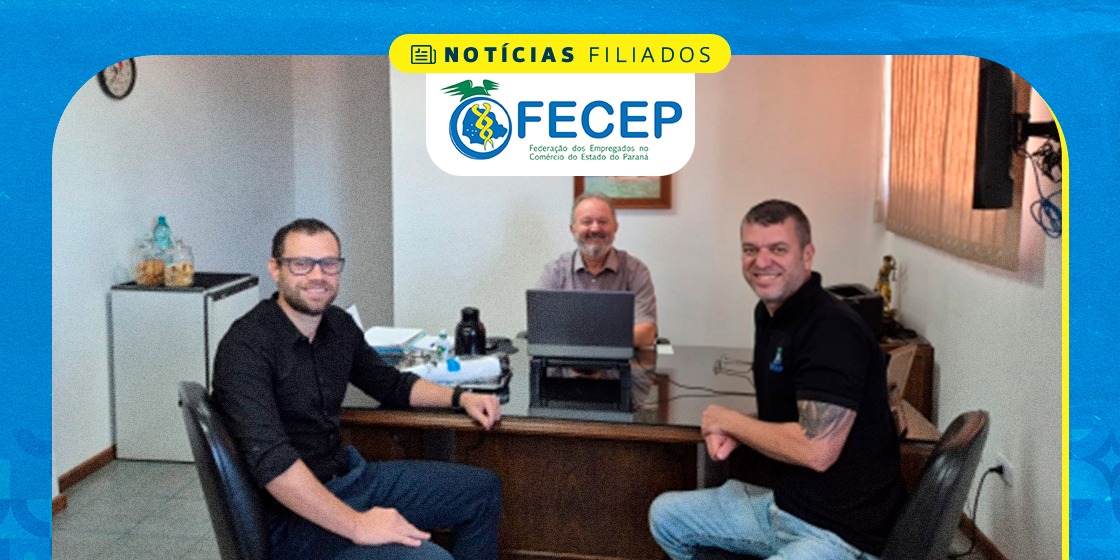 Presidente e Diretor Secretário recebem visita do Dr. Raphael Couto para tratativas sobre melhores condições para categoria