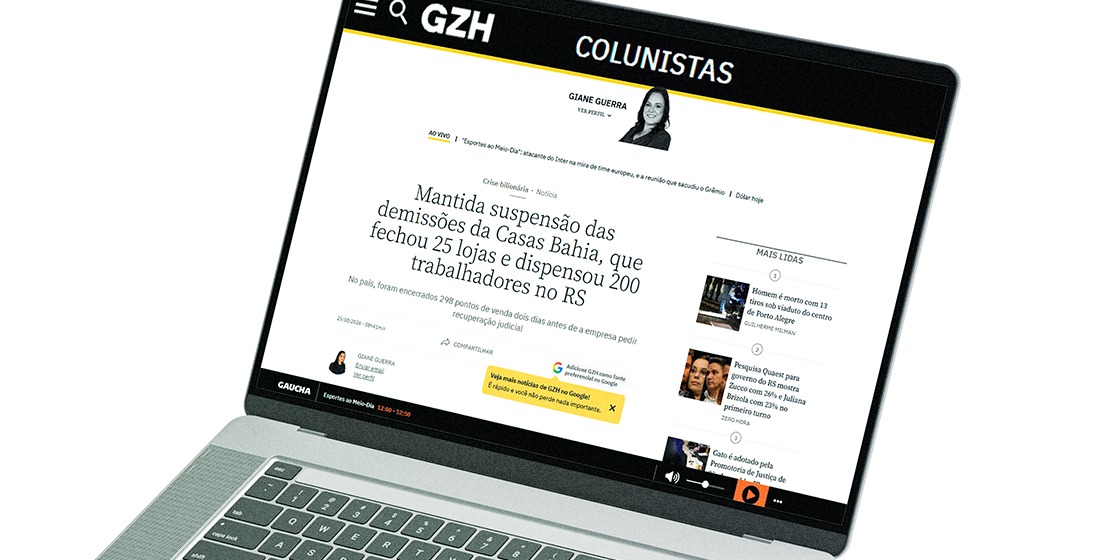 CNTC NA MÍDIA - GAUCHA ZH | Mantida suspensão das demissões da Casas Bahia, que fechou 25 lojas e dispensou 200 trabalhadores no RS